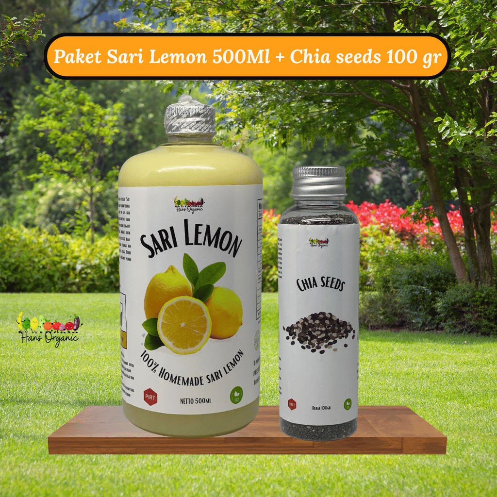 

Hans Organic Paket Hemat 1 Sari Lemon Dan Chia Seed