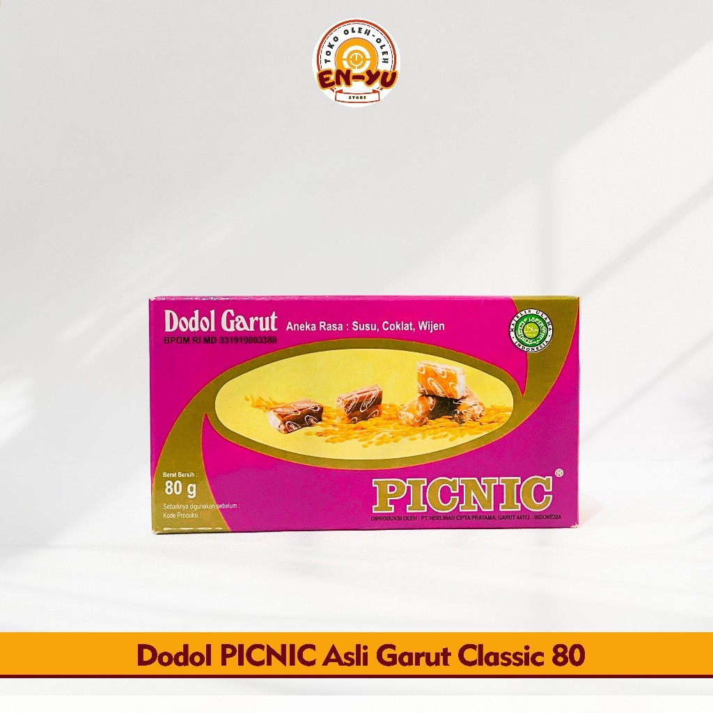 

Dodol Classic PICNIC 80g / Dodol Garut PICNIC / Dodol Garut Original / Dodol PICNIC Mini / Dodol Mini Brand luxury jelita