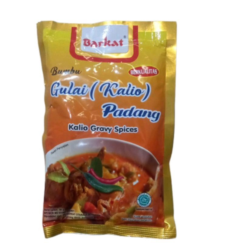

Bumbu Masak Kalio Gulai Padang Barkat 50 gr