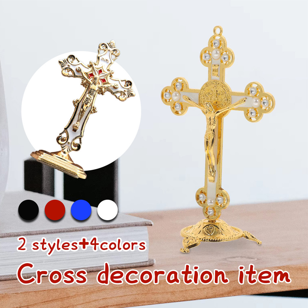 1PC salib duduk katolik besar / salib duduk 8 cm / 14 cm / salib duduk katolik / salib dinding katol