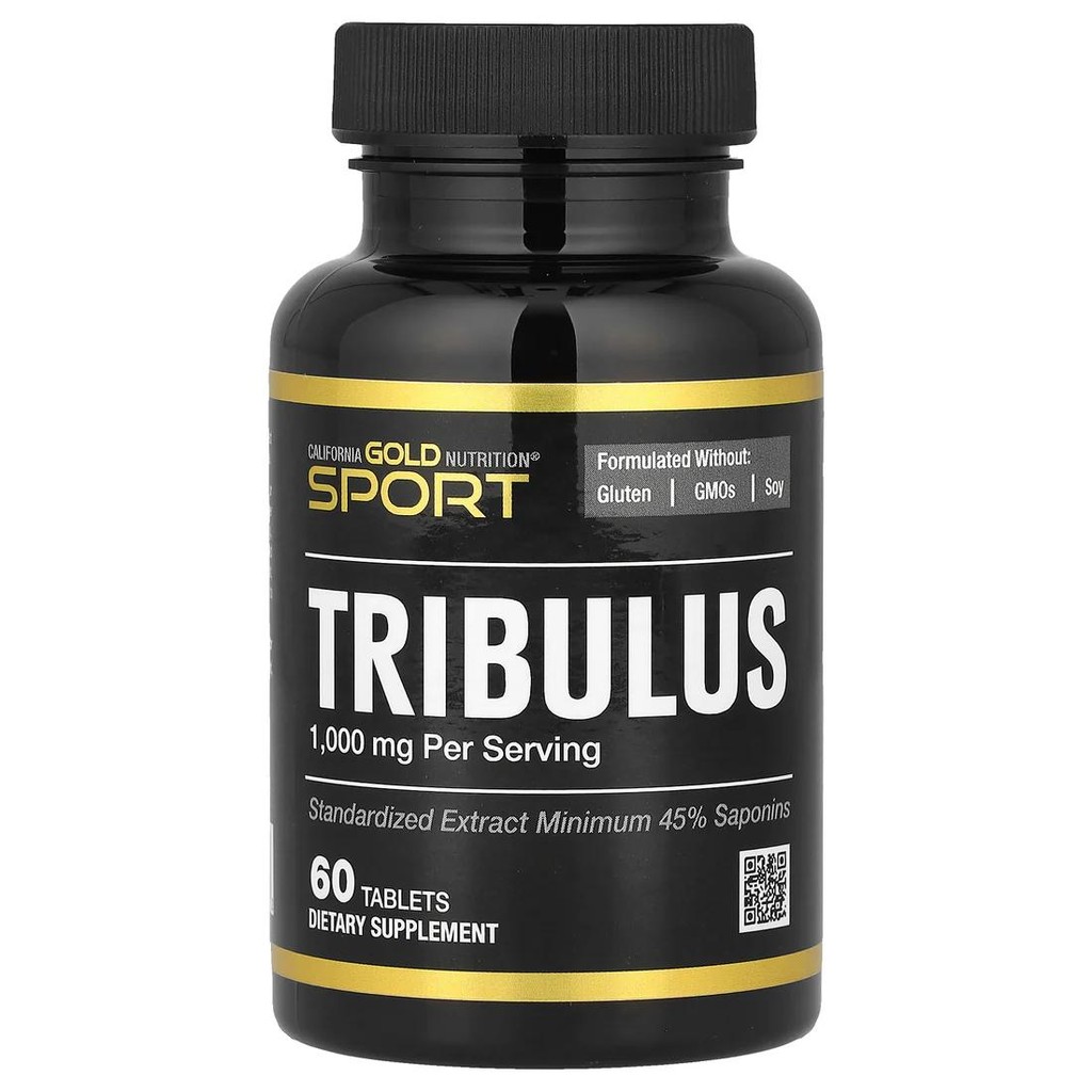 California Gold Nutrition Sport, Tribulus, 1,000 mg, 60 Tablet