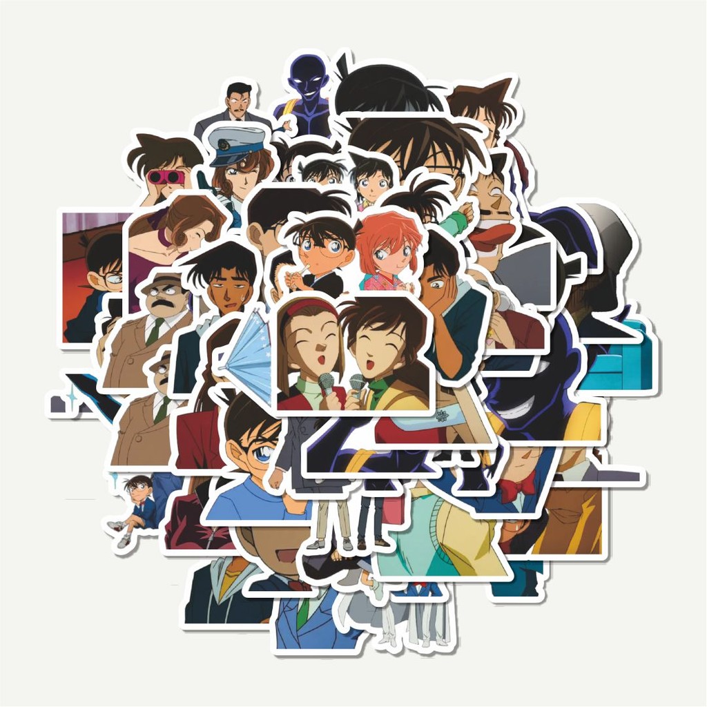 

Sticker Pack Stiker Anime Detective Conan | Sticker TUMBLR | Stiker LAPTOP KOPER HELM
