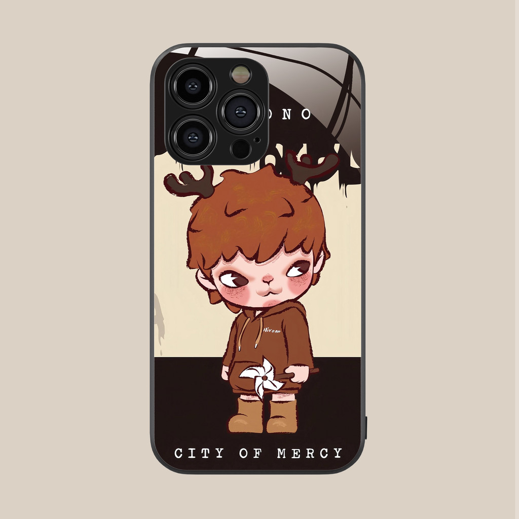 CH794 Case Premium Hirono iPhone 11 12 13 14 15 16 Pro Max Mini Case iP 7 8 Plus Xs Xr Kartun Hirono