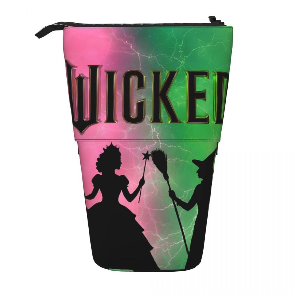 

Custom Korean W-Wickeds Pencil Case for Boys Girls Glinda Elegant Good Witch Large Storage Pen Bag Box School Supplies