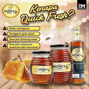 

JAMIN MURAH !!![ANTI PECAH] Quick Fresh Honey / Madu Murni Asli 425G (Squeeze)(BISA LANGSUNG ORDER)