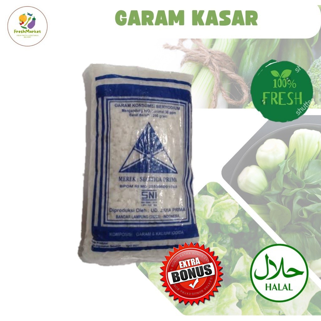 

Garam Kasar 250 Gram Sayurinstant
