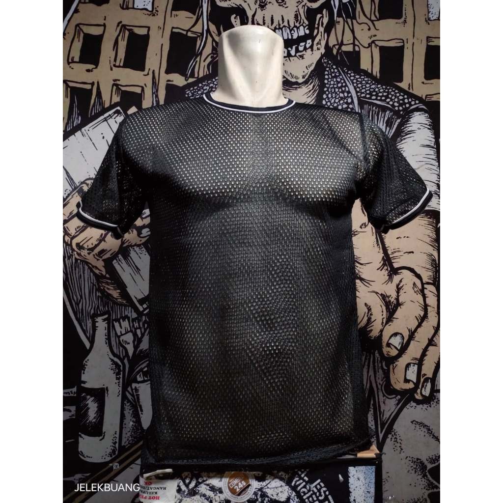 cod KAOS PUNK, KAOS JARING, KAOS JARING PENDEK, KAOS JARING PUNK, KAOS OLAHRAGA, KAOS SANTAI