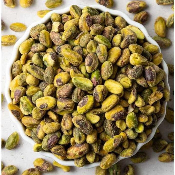 

READY Pistachio Kupas Kernel Oven dan Mentah Premium / Kacang Pistachio Original dan Asin - 100 GRAM, Tawar Mentah