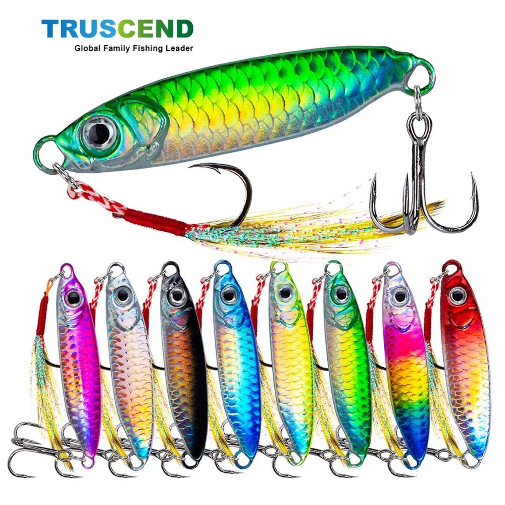 TRU Umpan Pancing Umpan Casting Jig Lure Sinking 7-30g Hard Metal Bait Buatan Lure