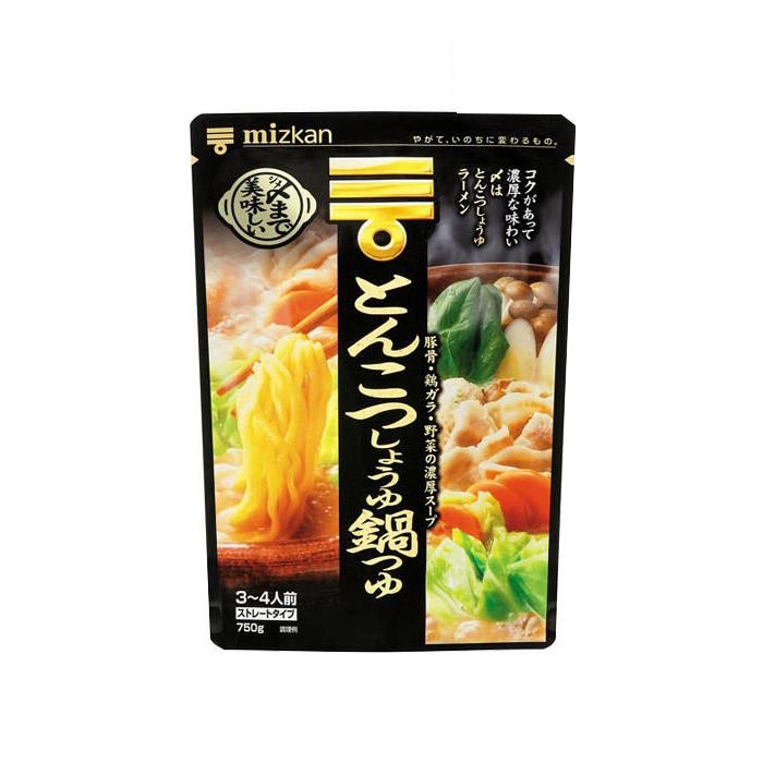 

Mizkan Pork Bone & Soy Sauce Nabe / Soup Base for Hot Pot 750 GR
