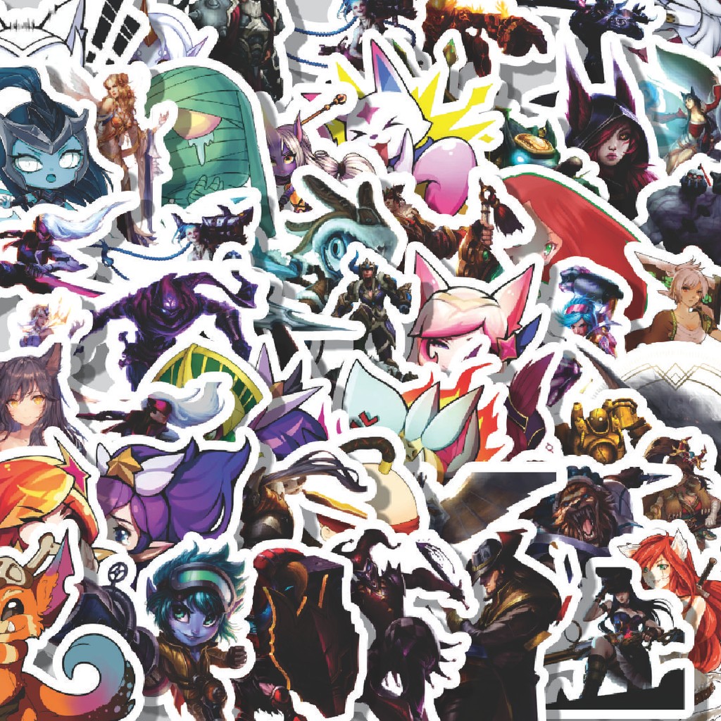 

Stiker Cutting Pack Stiker Kartun League Of Legends Skin 7 Isi 100Pcs Series Aesthetic Lucu Keren Untuk Koper Bahan Vynil