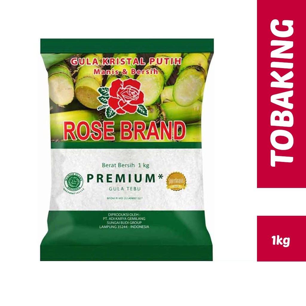 

Gula Pasir Putih Premium Rose Brand 1kg