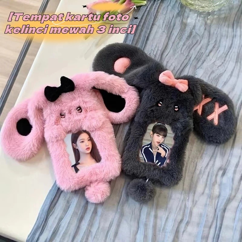 

Tempat Kartu Foto Kelinci Mewah 3 inci/2R dengan Gantungan Kunci Pelindung Kartu Kredit/Kartu Bank/id Card Holder/Kartu Foto Idol Alat Tulis Siswa Tempat Kartu Kecil Tempat Kartu Foto