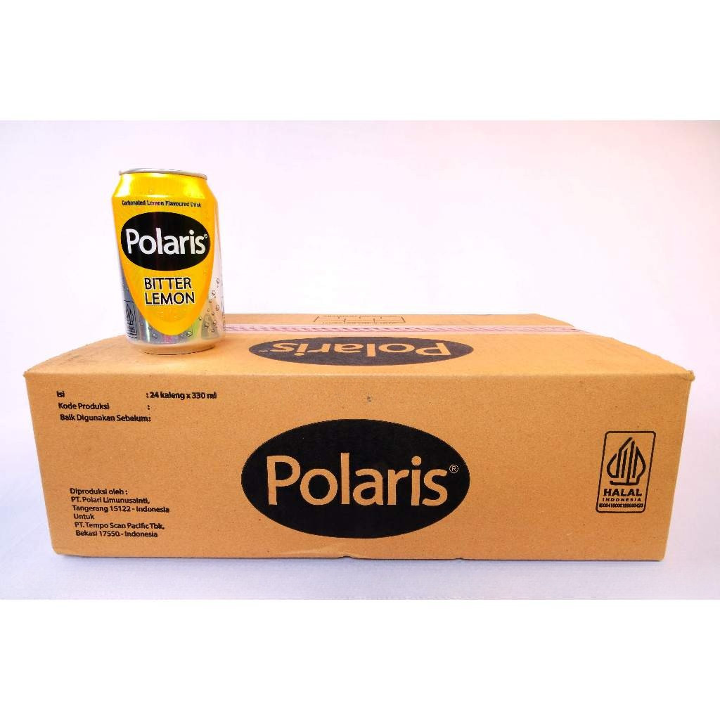 

Polaris Bitter Lemon Kaleng 24x330ml - Karton