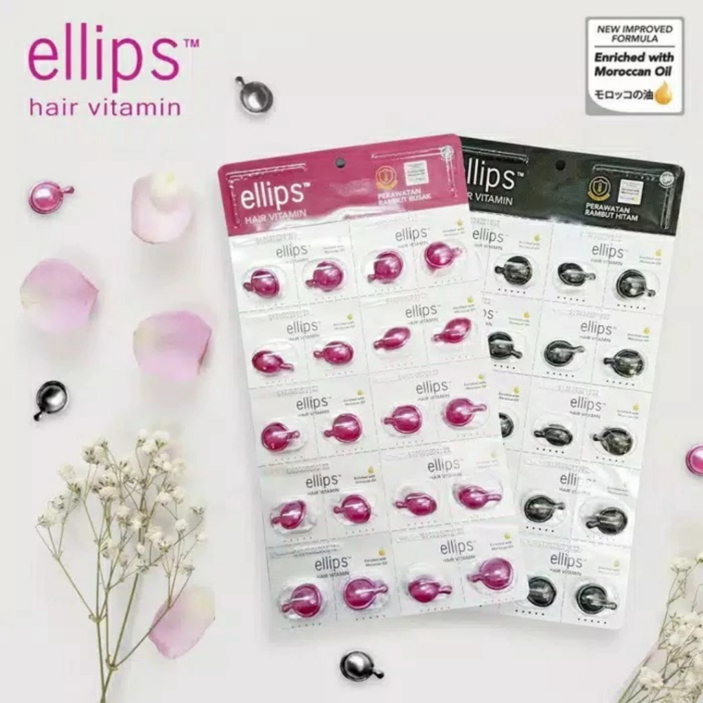 [GROSIR][Grosir] ELLIPS Hair Vitamin Rambut 1ml | Perawatan Rambut Rusak | Perawatan Rambut Hitam [H