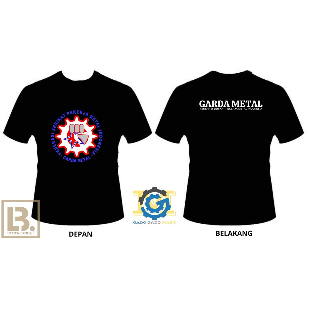 BAJU KAOS GARDA METAL ORMAS FSPMI BAHAN KATUN COMBED 30S ADEM NYAMAN DI PAKAI TIDAK GERAH