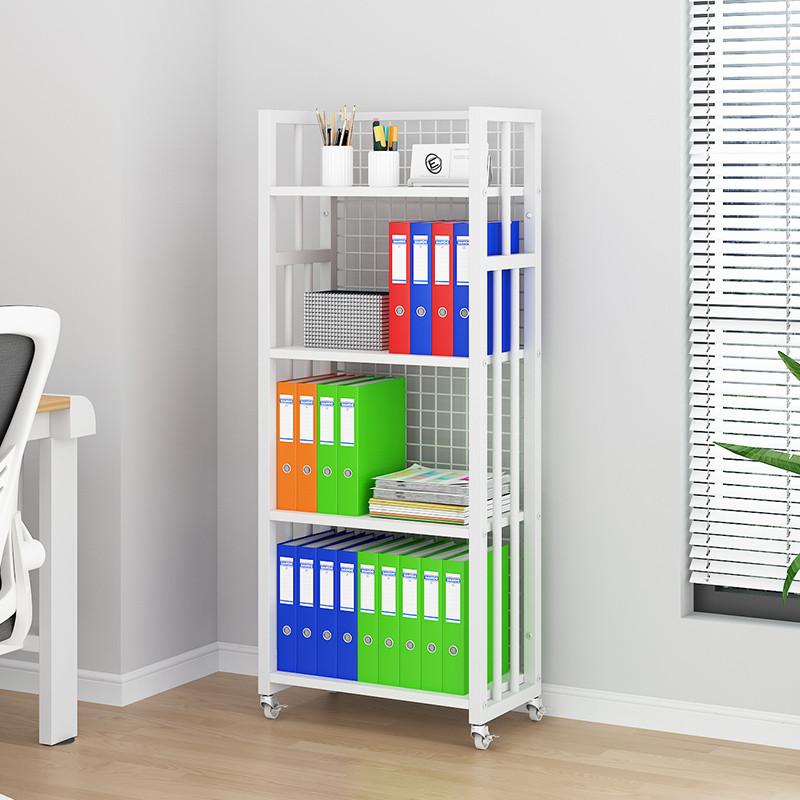 

Office Web Magazine Standing File Rack Desktop File Storage Rack Desk Organizer Office Organizer with Wheels