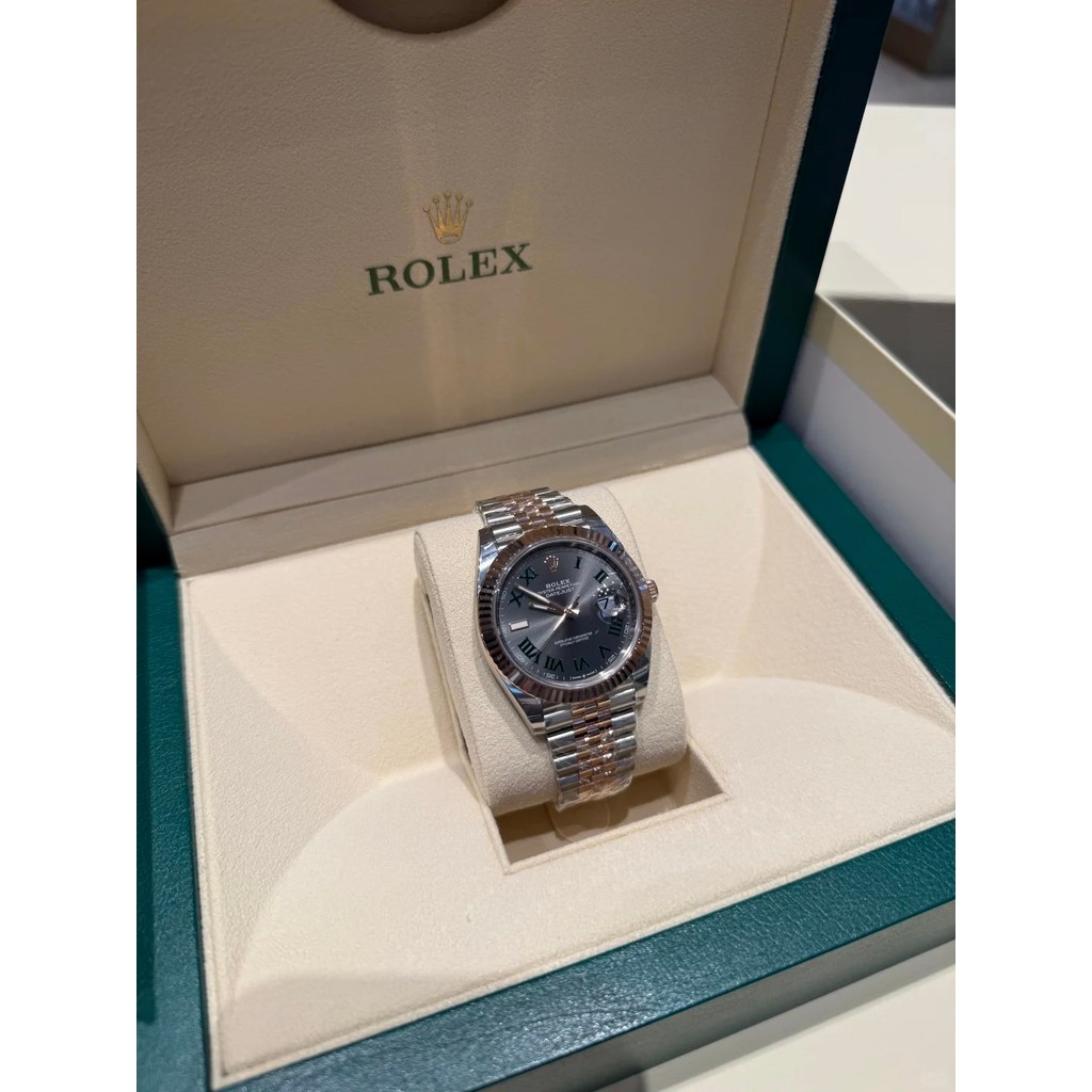 Jam tangan wanita jam tangan mekanik baru jam tangan mekanik otomatis penuh jam tangan Rolex jam tan