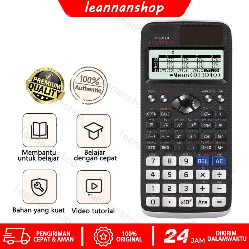 

Kalkulator Scientific ilmiah FX-991EX/991ES-Plus Kalkulator Scientific Calculator Scientific