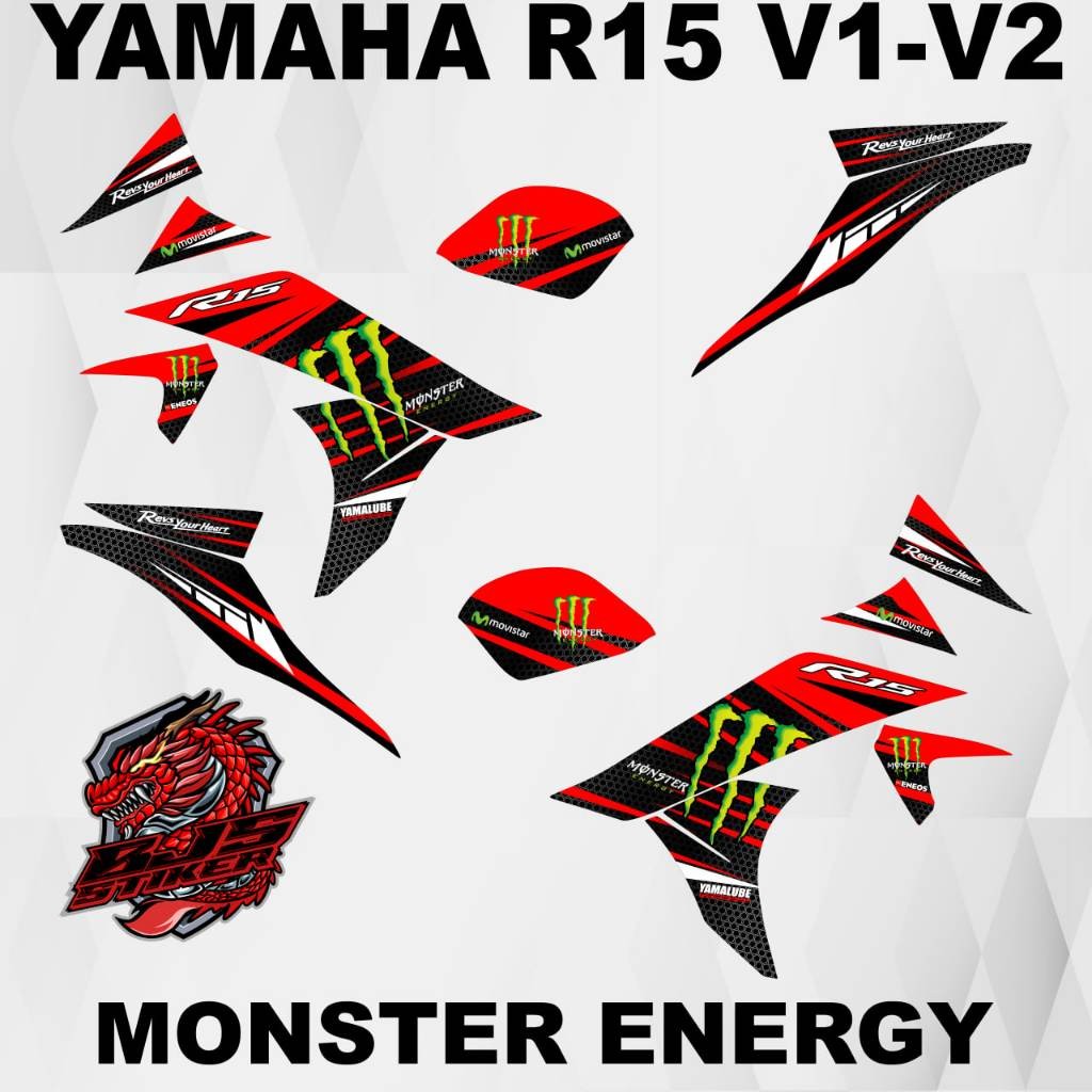 COD / striping r 15 v1 v2 r 15 2014-2017 - stiker striping list variasi r 15 v1 v2 r 15 2014-2017 MO