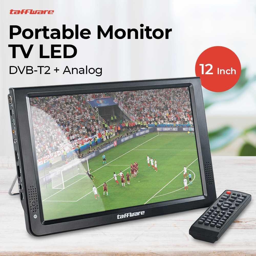 Portable Monitor TV LED Color 12 Inch DVB-T2 + Analog