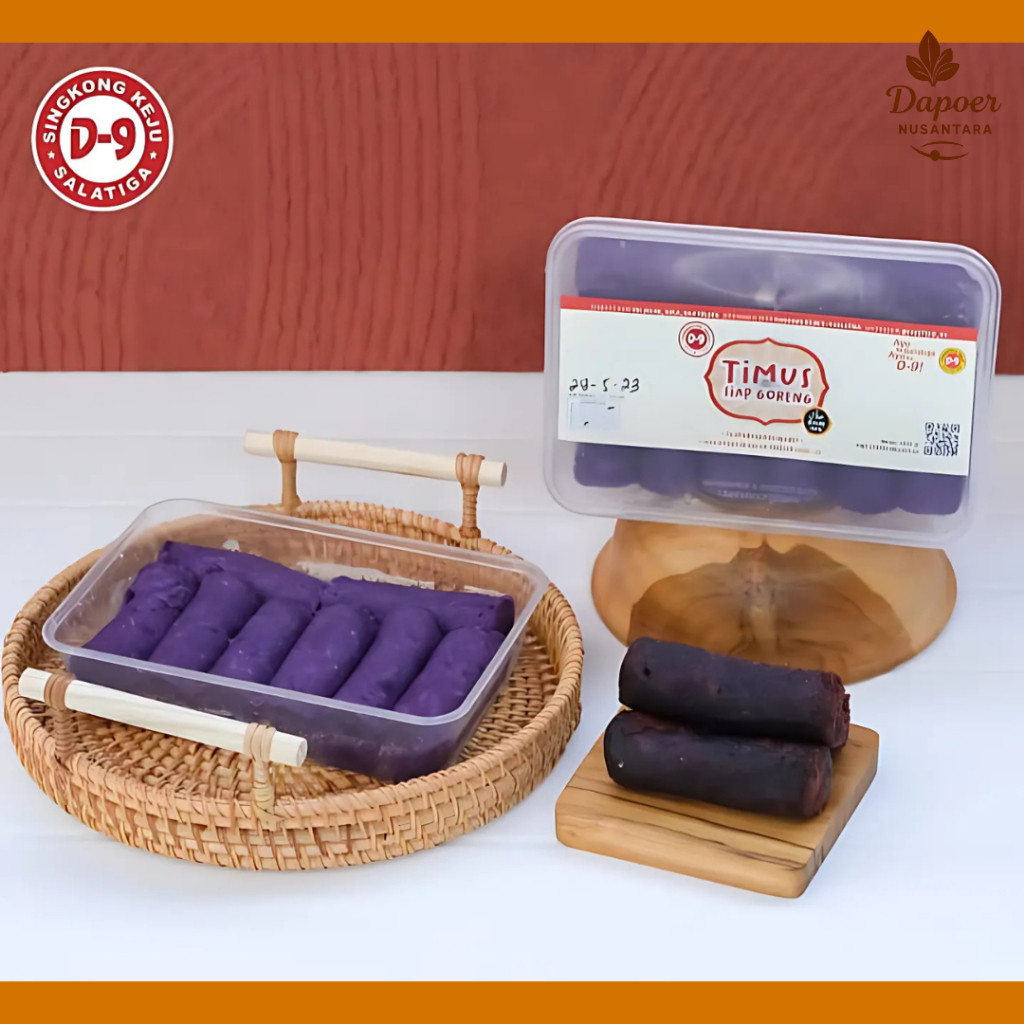 

Timus Ubi Ungu D-9 Frozen Camilan Tradisional Siap Goreng dan santap