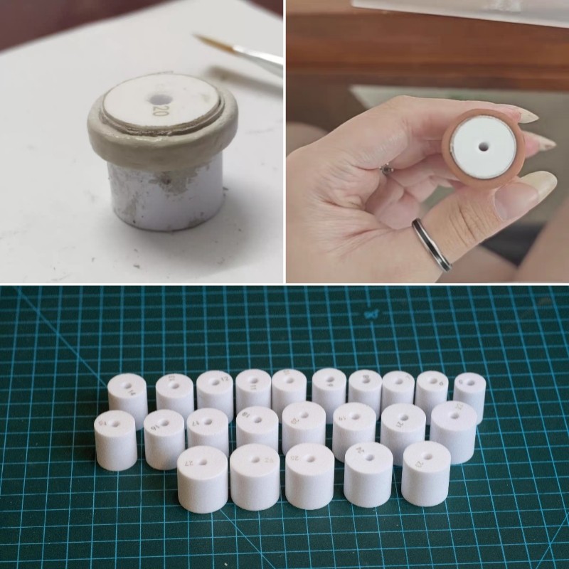 

Port Degree 5-27 Number Complete Set Silver Clay Ceramic Ring Core DIY Creative Styling Sterling Silver Couple Ring Making Tools