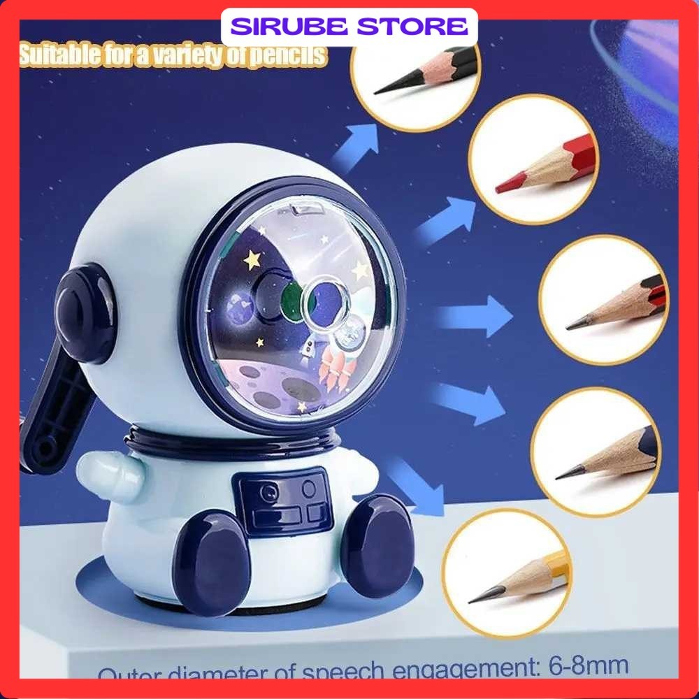 

Rautan Pensil Manual Pencil Sharpener Mini Astronaut - 18117