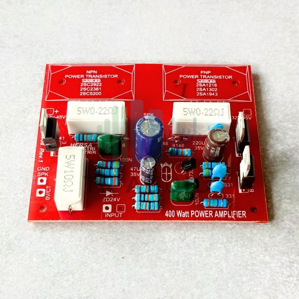 Kit Safari Sanken 400 Watt – Driver Ampli Rakitan Pro