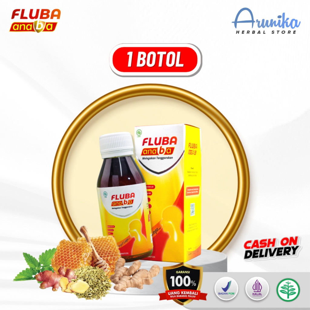 

Fluba Anaba - Mengatasi Flu dan Batuk Kering atau Berdahak, Radang Tenggorokan, Amandel
