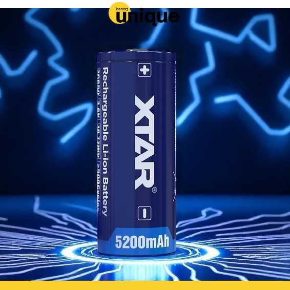 XTAR Baterai Rechargeable 26650 Li-Ion 3.6V 5200mAh 1 PCS