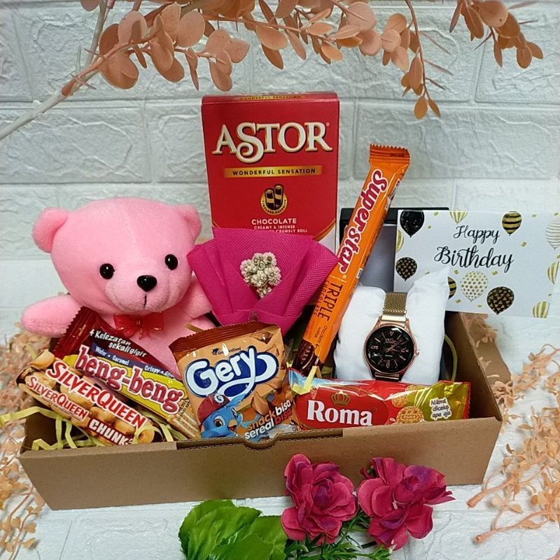 

Hampers Ultah Kado Ulang Tahun Hampers Wisuda Gift Box Hadiah Ultah Hampers anniversary Kado Anniversary Kado Pacar Hadiah Ultah Hadiah Pacar Hampers Jajanan Hampers Snacks Kado Jajanan Kado Snacks