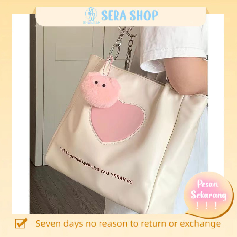 ready Stok Tersedia tas selempang kanvas murah tas selempang kuliah wanita tas besar wanita import t