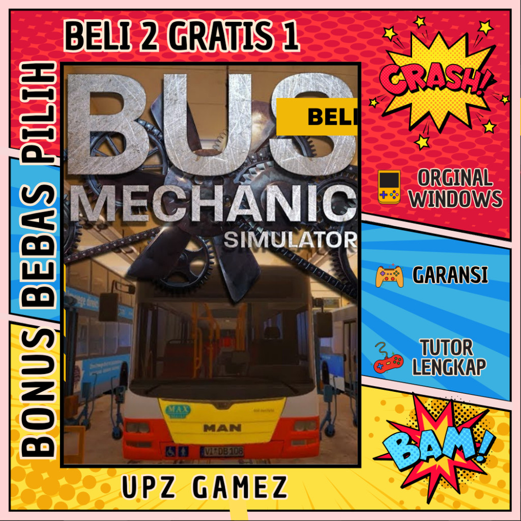 BUS MECHANIC SIMULATOR - GAME PC - GAME LAPTOP - PC GAMES