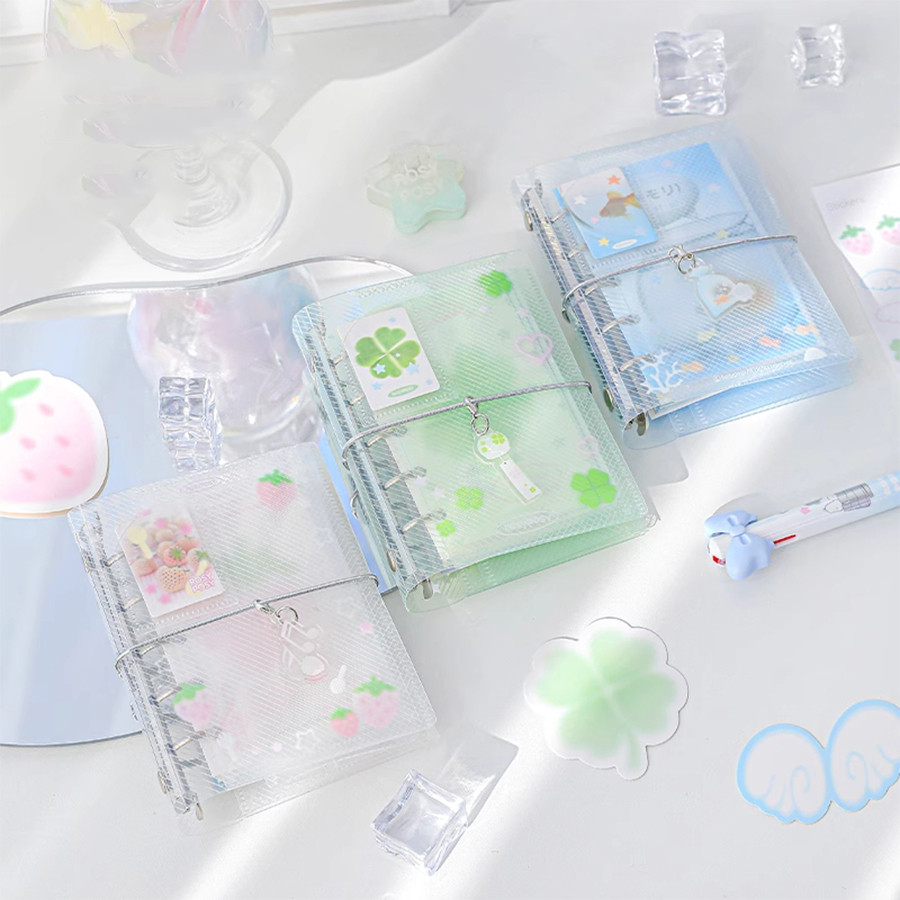 

Scrapbooking Supplies Kit, Aesthetic Scrapbook Kit for Bullet Junk Journal, Stationery, M5 Grid Notebook