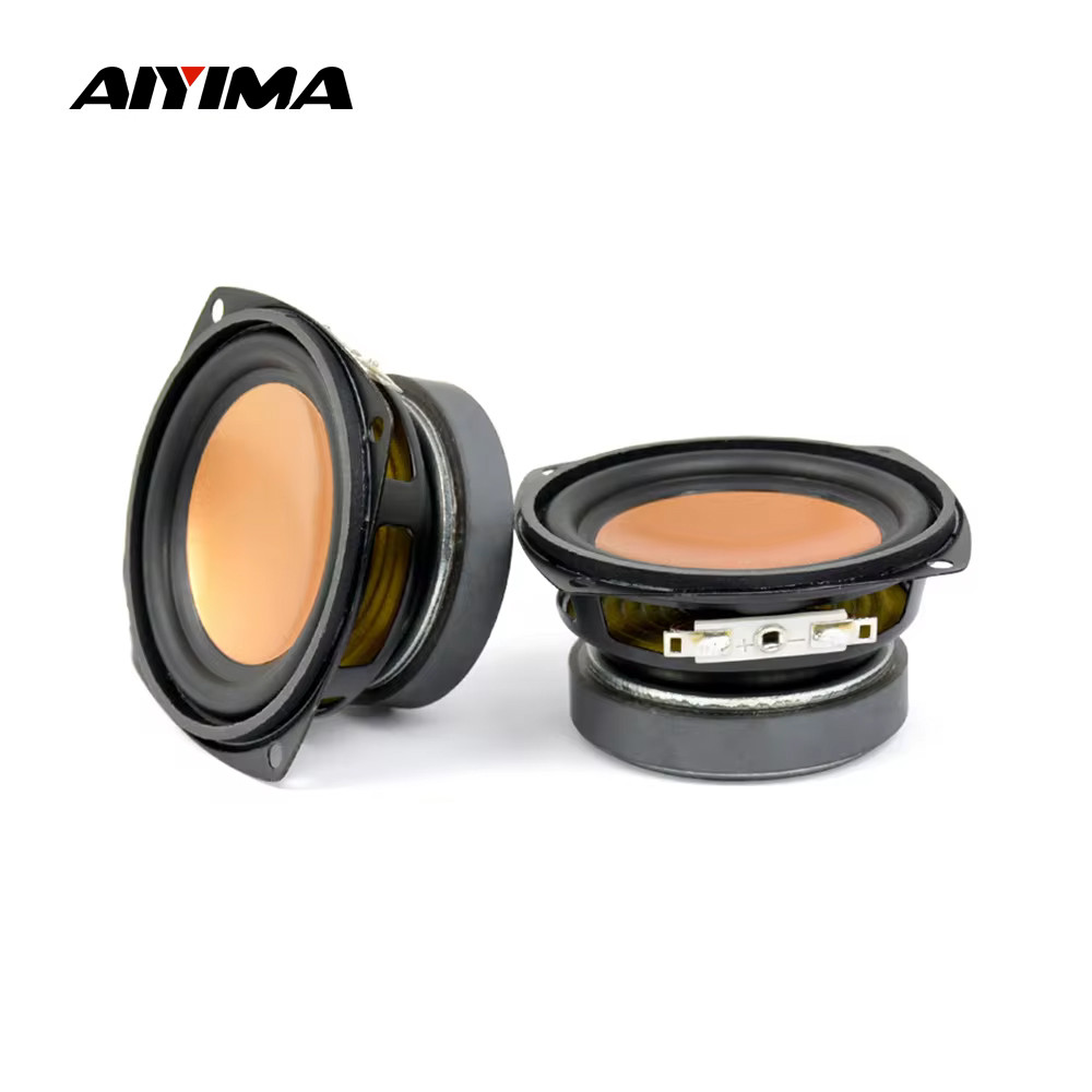 AIYIMA 2Pcs 3 Inch Portable Aduio Speaker 4 8 Ohm 20W Full Range Sound Speaker Multimedia Loudspeake