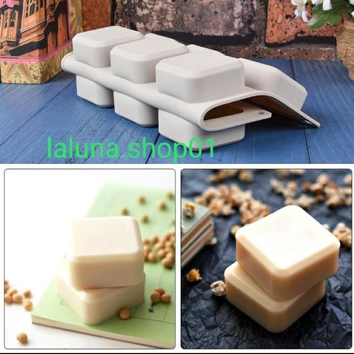 Cetakan Sabun Handmade 9 Kotak bahan Silikon