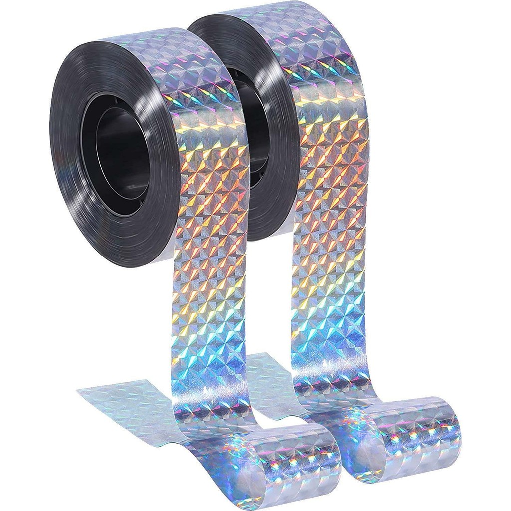 

Bird Scare Tape 80m Anti Bird Tape Flashing Reflective Bird Repellent Scare Tape Pigeons Crow Keep Away Bird Repeller Ribbon