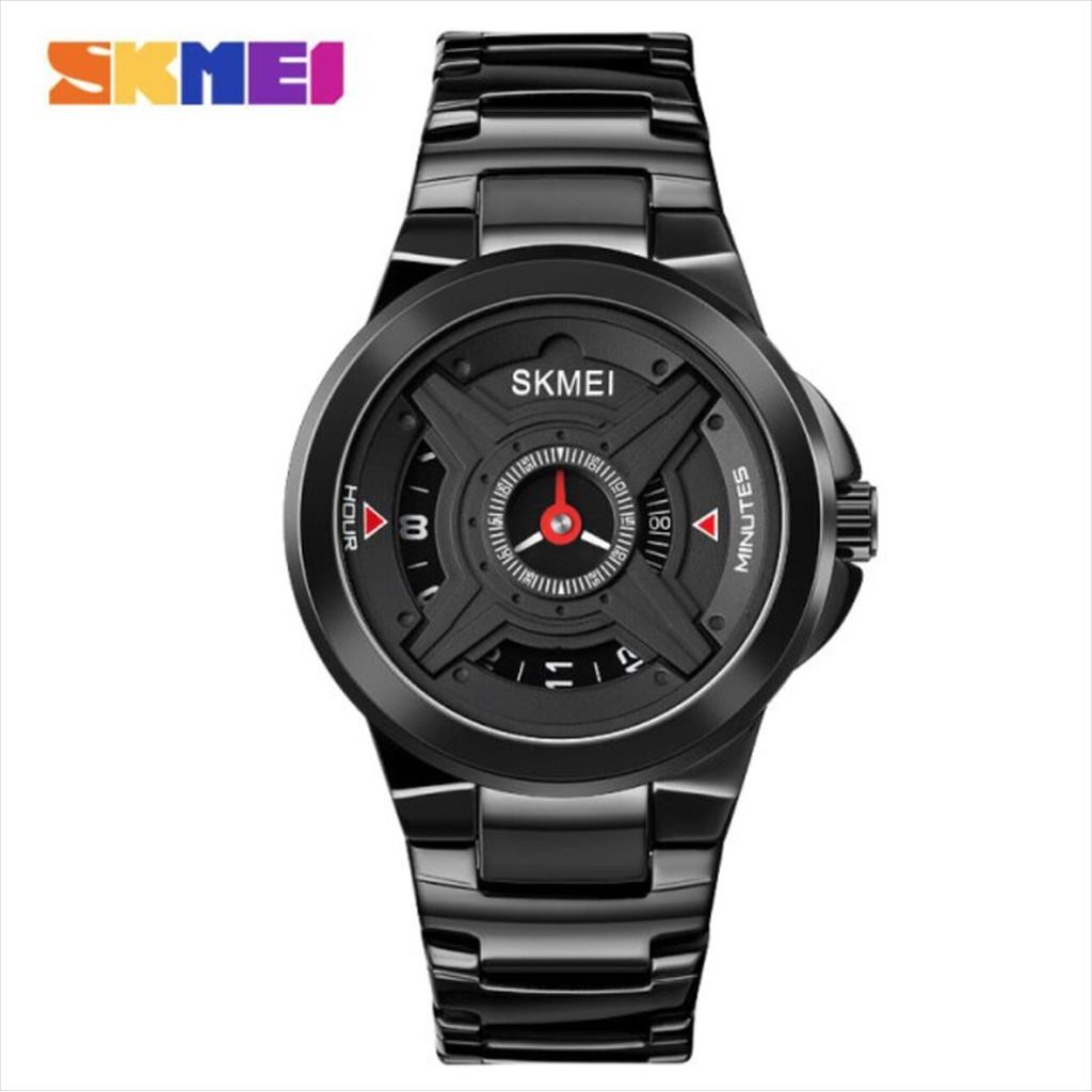 (skmei_style.id) Jam Tangan SKMEI 1699  Tali Stainless Steel Pria Analog (Diameter 45 mm)