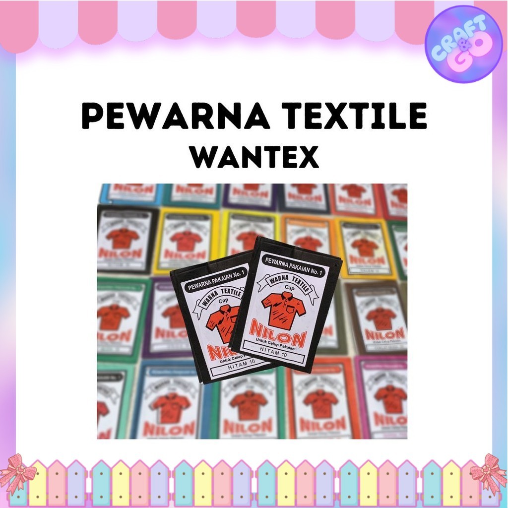 Wantex Cap NILON | Wantex Pewarna Pakaian | Wantex Pewarna Textile | Wantex Pewarna Kain | Pewarna B