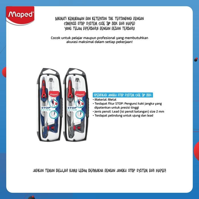 

Maped Jangka Stop System set - Spesifikasi