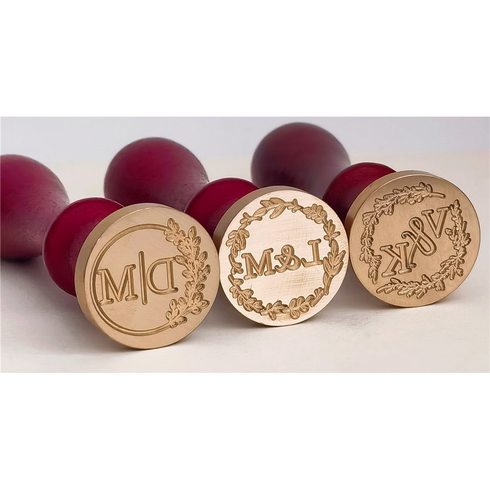 

customize your logo Personalized image custom weeding Invitation initials and date Letter for Wax Seal stamp sealing wax sealing