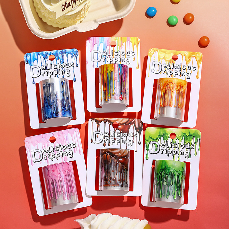 

200cm/ Roll PET Washi Tapes Jam Chocolate Sauce Dripping Pattern Hand Scene Creative DIY Cup Photo Frame Photo Decoration Tape