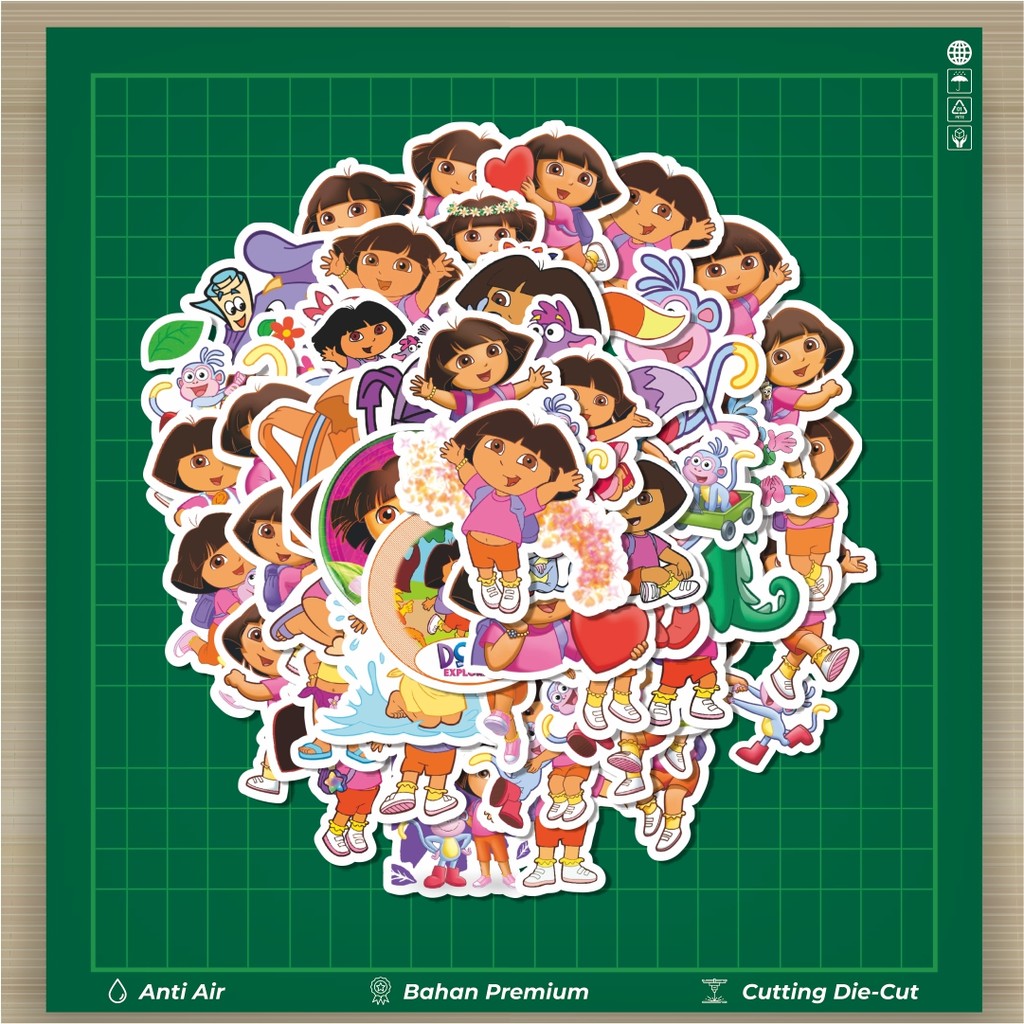 

HOT 50 PCS STIKER Stiker Nickelodeon Series Dorra The Explorer Stiker Fashion Cars Decal Dingin Kartu Album Custom Vinyl Anti Air- Sticker Aesthetic Buku Journal Koper Casing HP Tablet Laptop Helm Motor Botol Minum