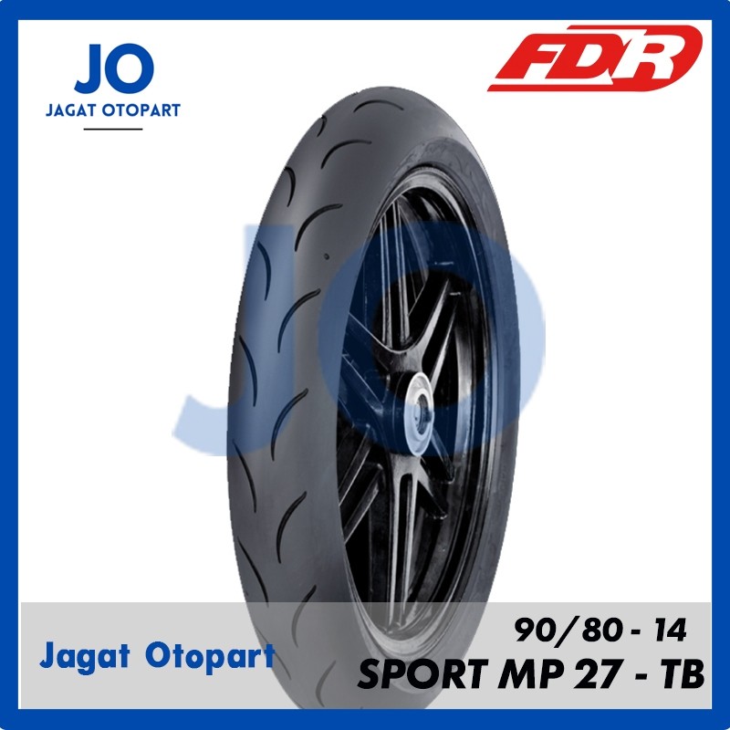 JAGAT Ban motor matic Soft compound FDR Sport MP 27 MP27 90 80 14 Tubeless