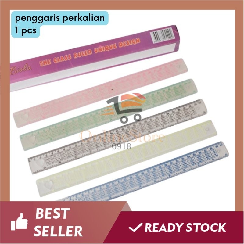

OS -G105- 1PCS PENGGARIS PERKALIAN - PENGGARIS 30CM PERKALIAN