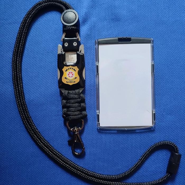 

Promo Lanyard ID Card Model Tactical Logo Penyidik/Costum - Alumunium