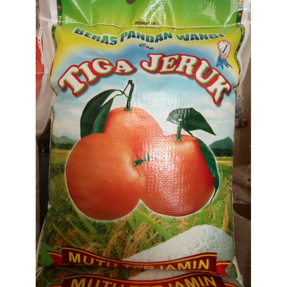 

BERAS PANDAN WANGI CAP TIGA JERUK 10 KG