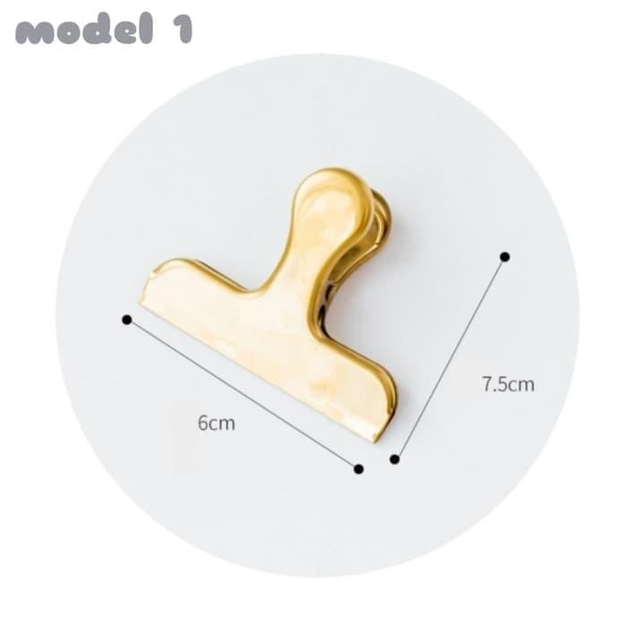 

Promo JEPIT KERTAS PAPER CLIP ROSE GOLD - GOLD