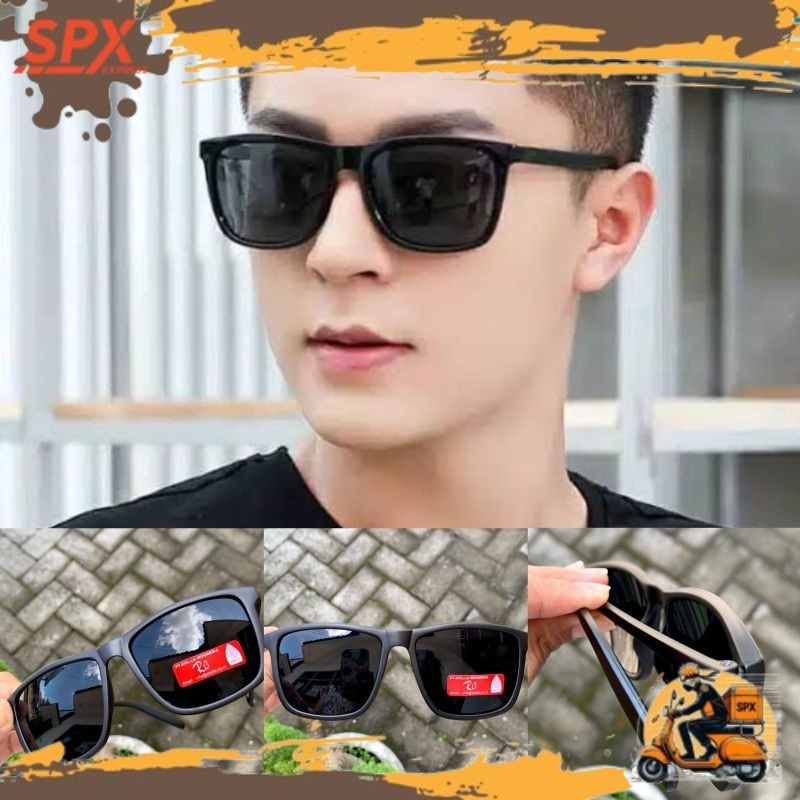 TREND Kacamata Hitam RB Space doff/glossy/biru/kuning/hijau Dewasa Unisex Pria Wanita ACC